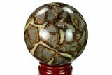 Crystal Filled, Polished Septarian Sphere - Utah #160190-2